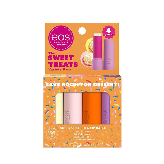Eos The Sweet Treats Variety Pack Super Soft Shea Lip Balm 0.14oz/ 4g