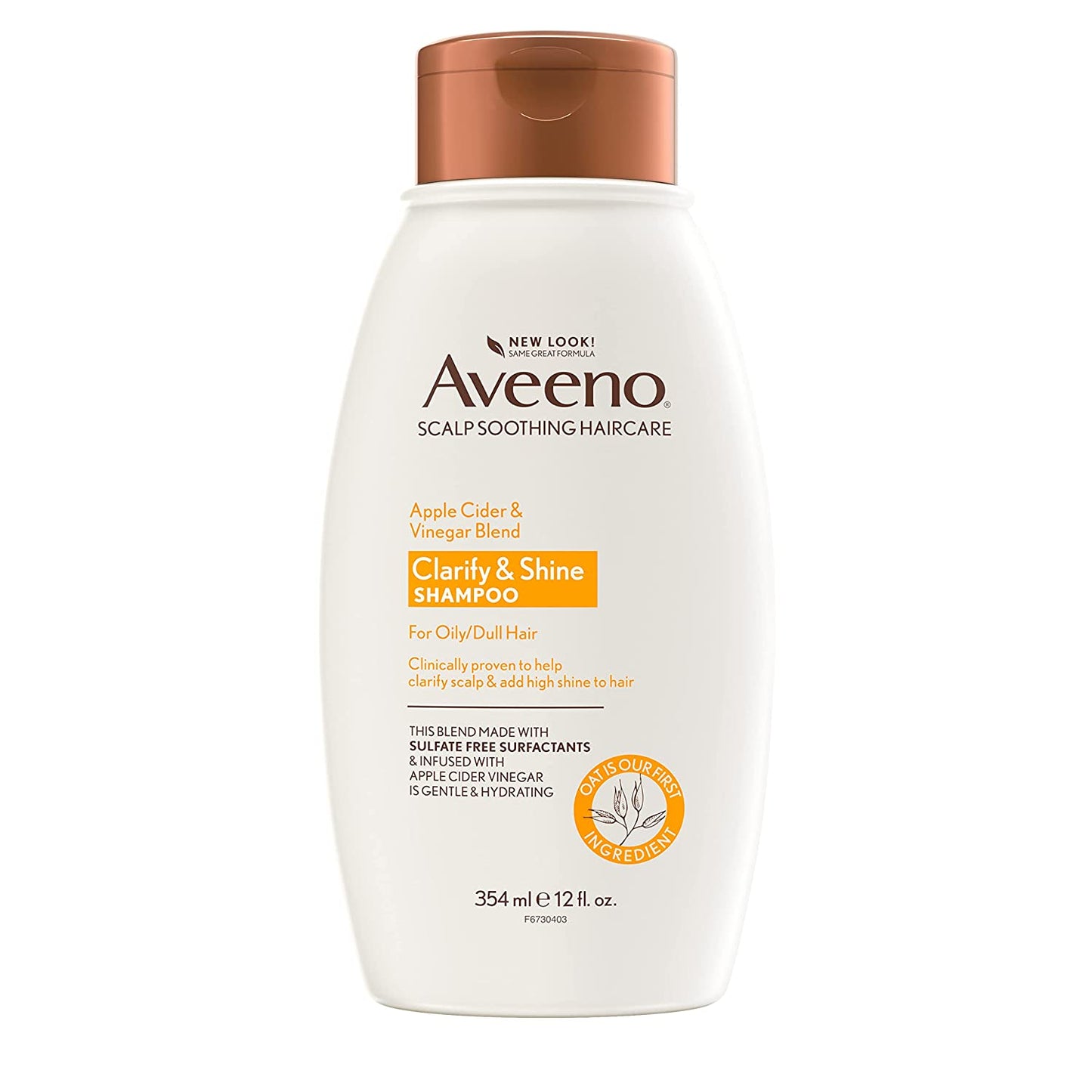 Aveeno Scalp Soothing Apple Cider Vinegar Blend Shampoo, 12 fl. oz. (1 Count)