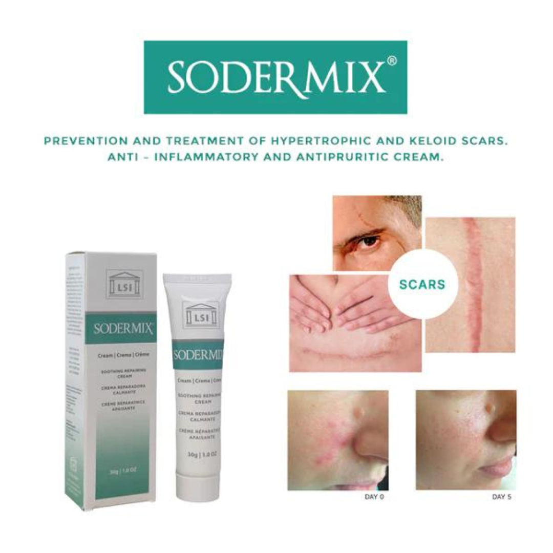 LSI Sodermix Soothing Repairing Cream 1.0 oz / 30g