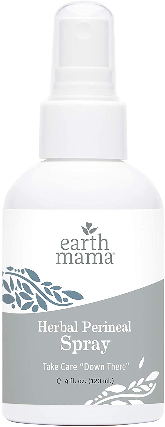 Herbal Perineal Spray by Earth Mama  Safe for Pregnancy and Postpartum, 4-Fluid Ounce