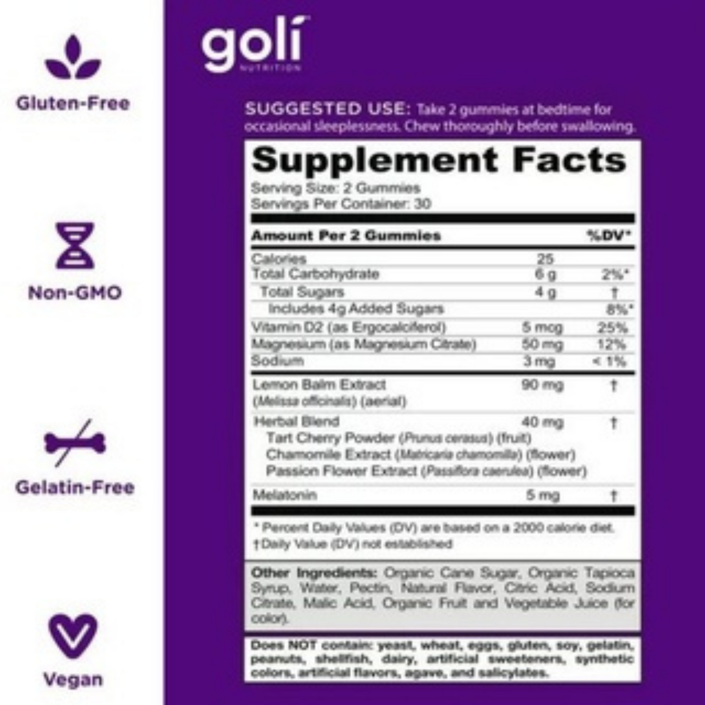 Goli 2 Pack BUNDLE Ashwagandha & Dreamy Sleep Gummies Dietary Supplement 60 Gummies