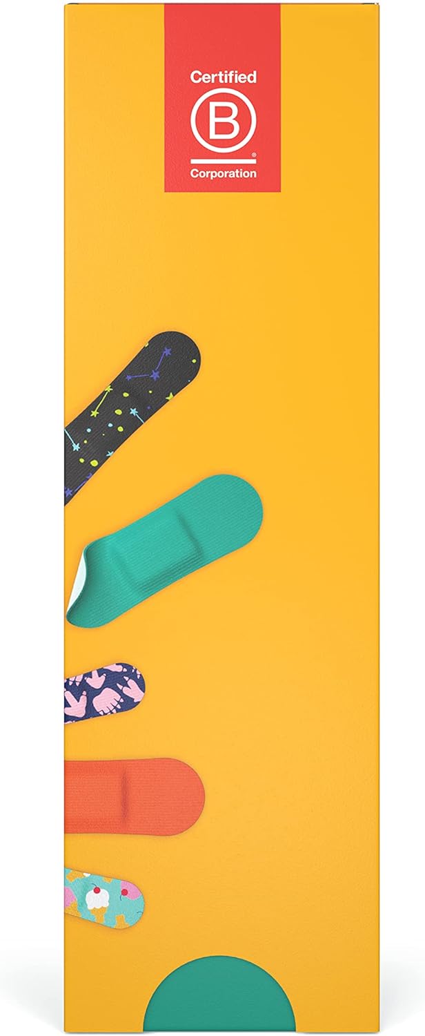 Welly Bravery Badges Assorted Flex Fabric Bandages Refill Pack 100 Count