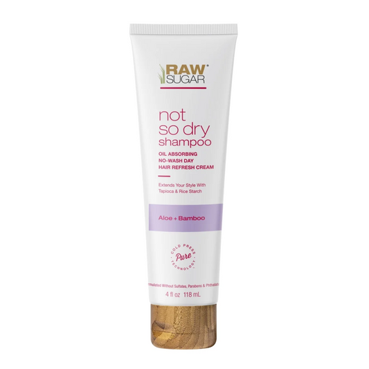 Raw Sugar Not So Dry Shampoo Hair Refresh Cream Aloe + Bamboo, 118 ml / 4 fl. oz.