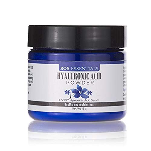 Bos Essentials Hyaluronic Acid Powder for DIY Hyaluronic Acid Serum, 15g
