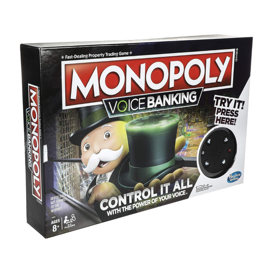 Hasbro Gaming Monopoly Voice Banking Electronic Family Board Game