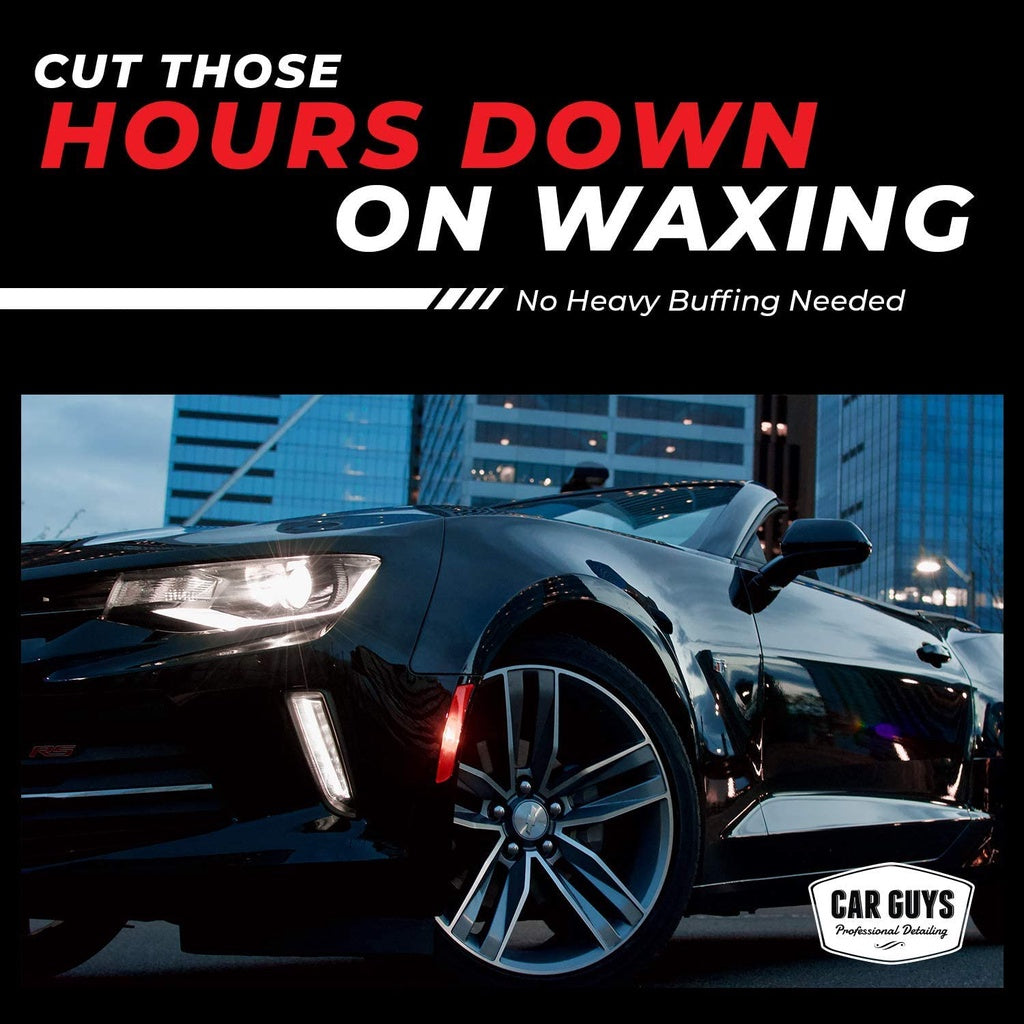 CAR GUYS Liquid Wax with Polymer Paint Sealant Protection, 8 oz. Kit