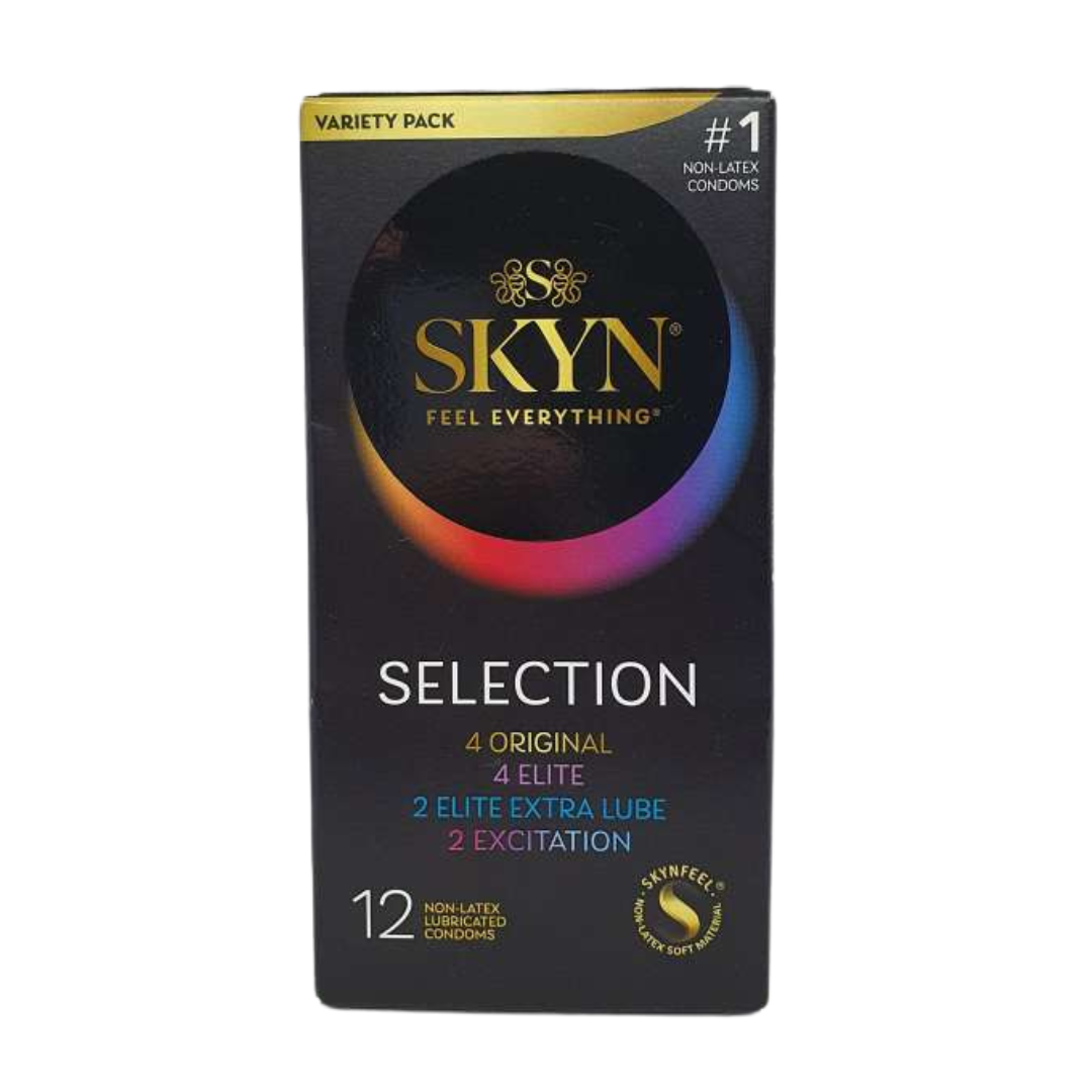SKYN Selection Variety Pack (12 Non-Latex Condoms)