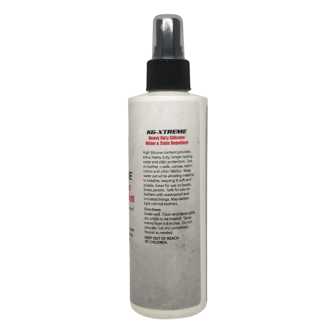 Kg's XTREME Heavy Duty Silicone Water and Stain Repellent Spray for Boots, 8 oz