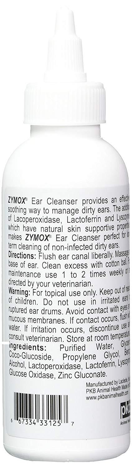 Pet King Brands Zymox Ear Cleanser With Bio-Active Enzymes (4 fl.oz / 118 ml) Packaging may Vary