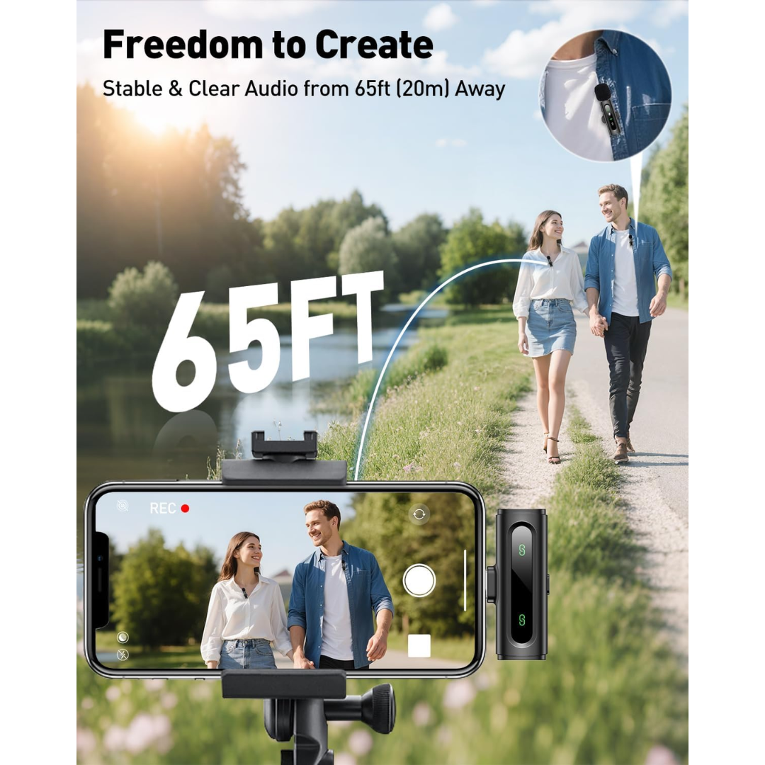 Goordik Wireless Lavalier Microphone 2T1R (J26)