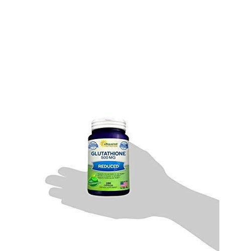 aSquared Nutrition Glutathione 500 mg, Reduced 200 Capsules