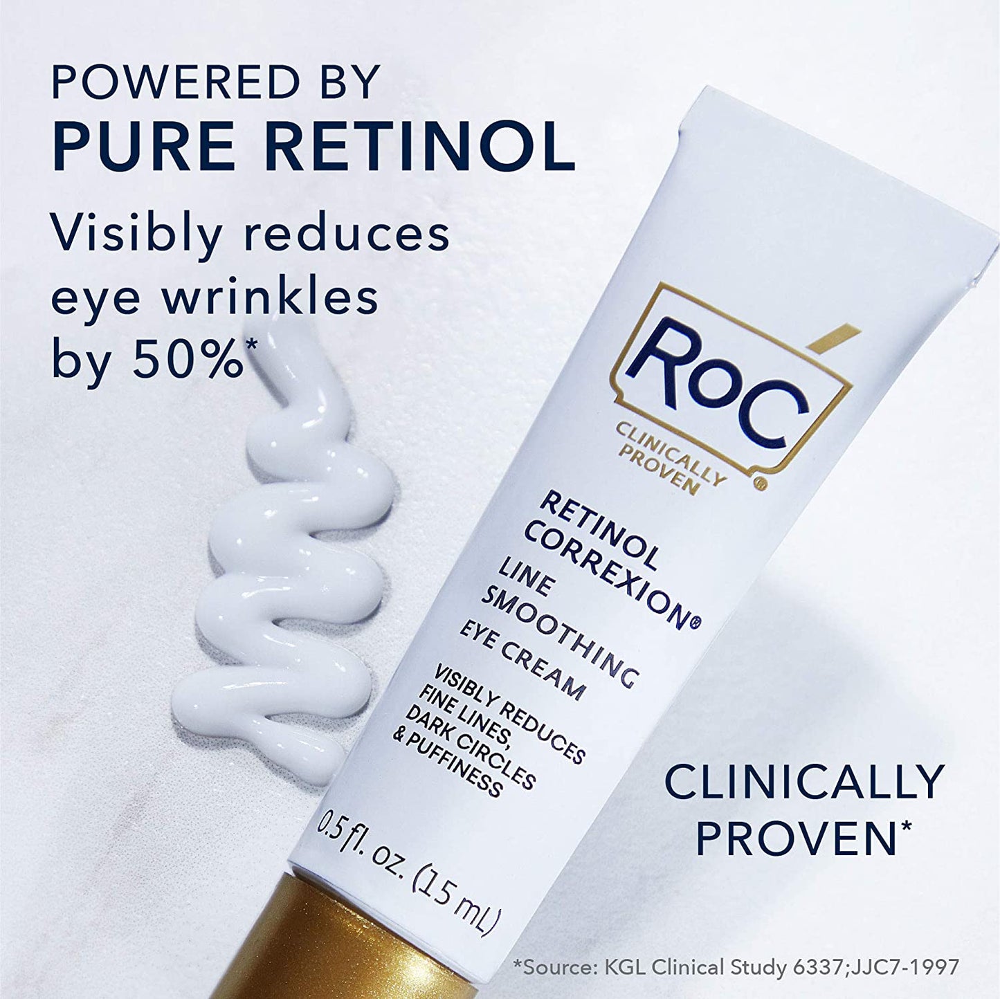 Retinol Correxion Line Smoothing Eye Cream Treatment, 0.5 fl.oz / 15ml