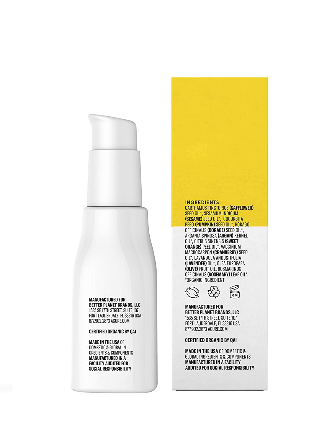 ACURE Brightening Glowing Serum for All Skin Types, 1 fl.oz / 30ml