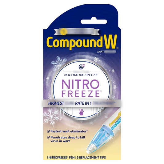 Compound W NitroFreeze Wart Remover – 1 Pen + 5 Replacement Tips