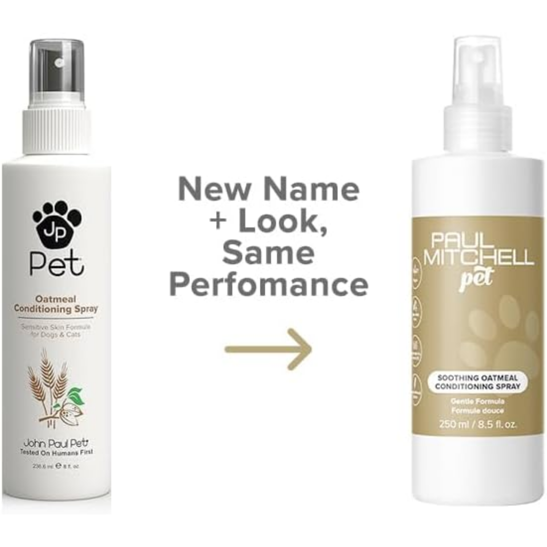 JP Pet Oatmeal Conditioning Spray - Sensitive Skin Formula For Dogs And Cats 8.5 oz