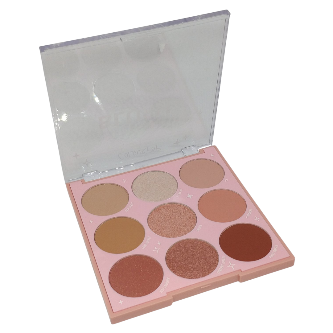 ColourPop Pressed Powder Eyeshadow Palette Blush Baby – 9 g / 0.3 oz
