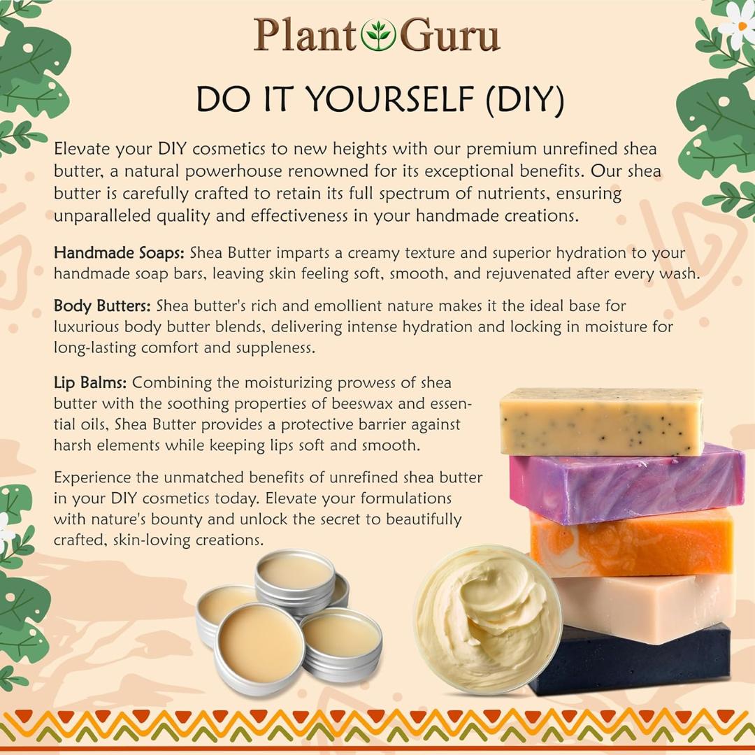 Plant Guru African Shea Butter, 8 oz