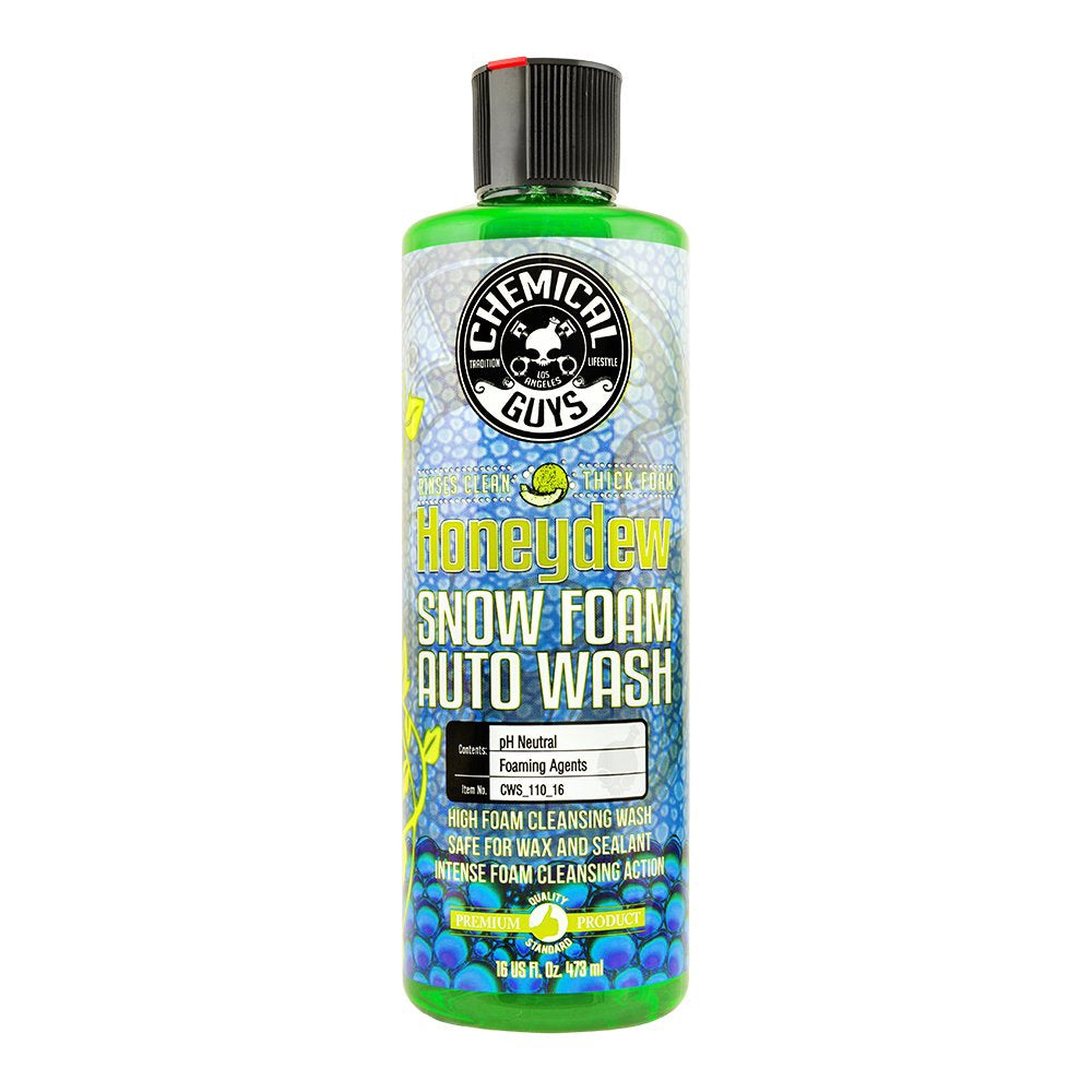 Chemical Guys Honeydew Snow Foam Car Wash Soap and Cleanser (16 oz)