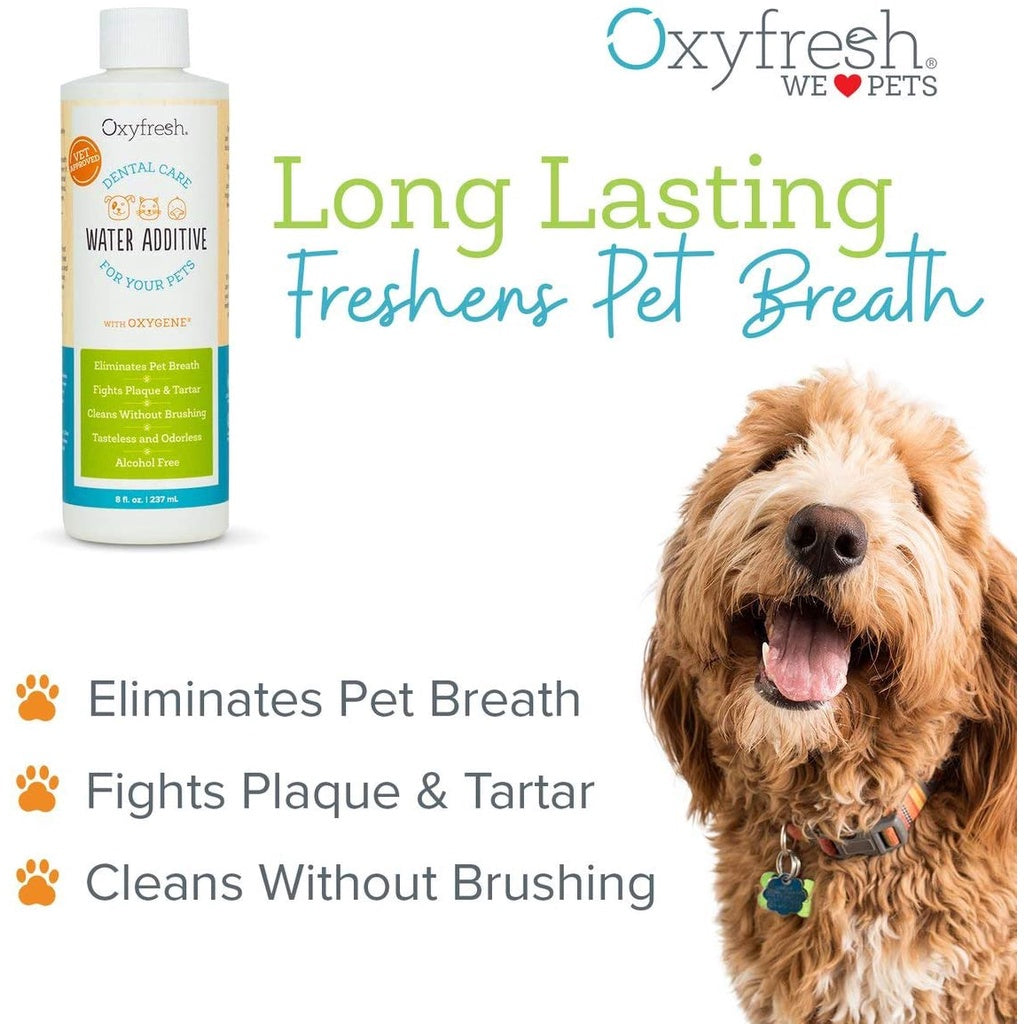 Oxyfresh Premium Pet Dental Care Solution Water Additive, 16 fl.oz / 473 ml