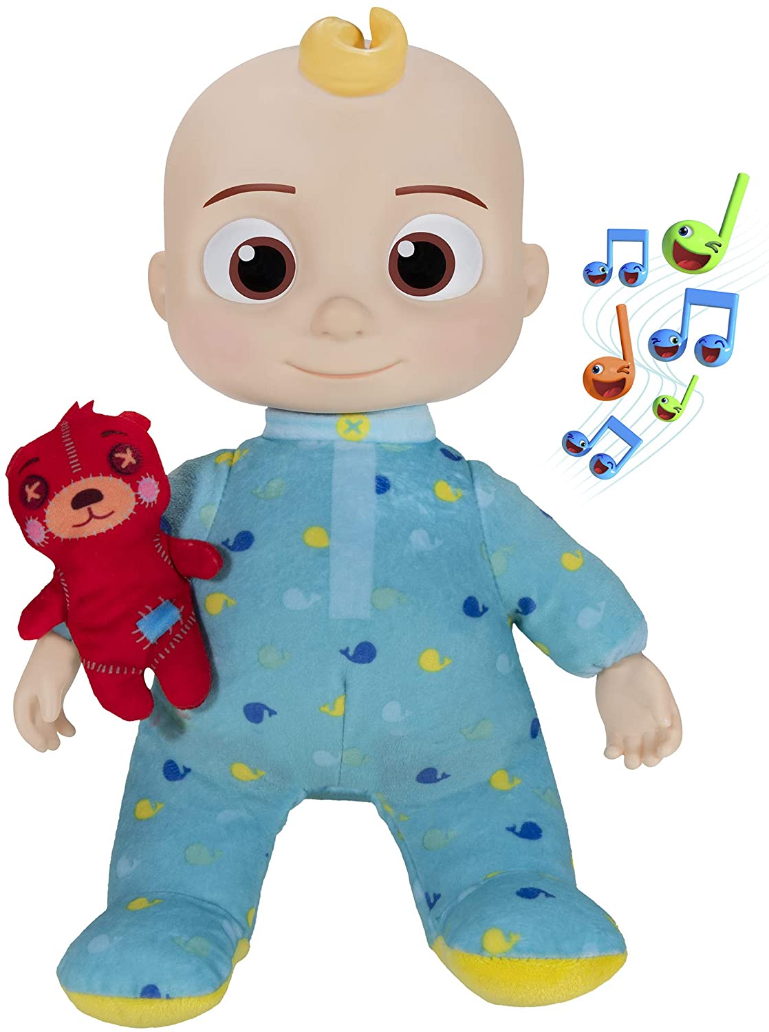 CoComelon Official Musical Bedtime JJ Doll, Bedtime Song Toys for Babies