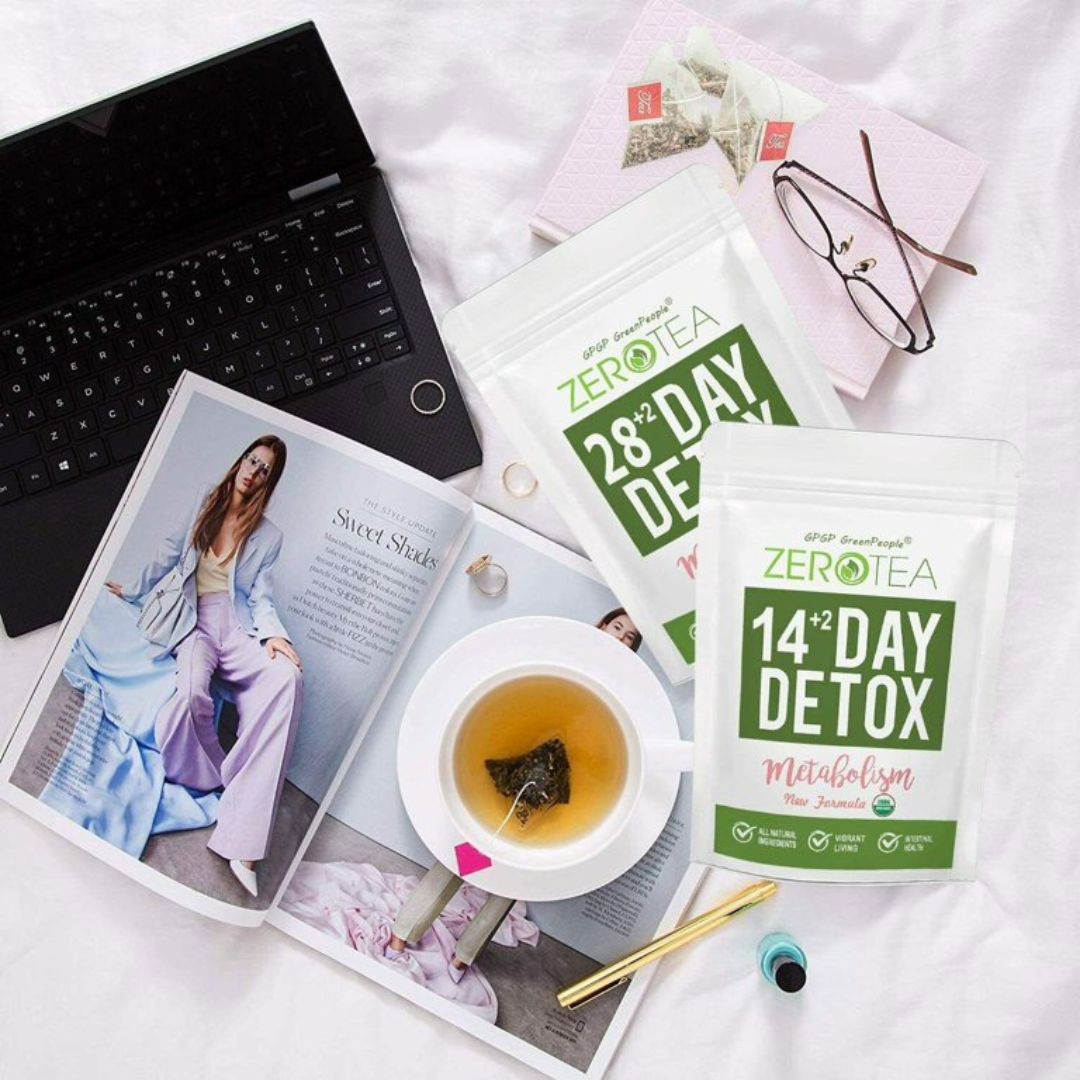 Zero Tea Detox Tea, Weight Loss Tea, Teatox Herbal Tea for Cleanse 14+2days