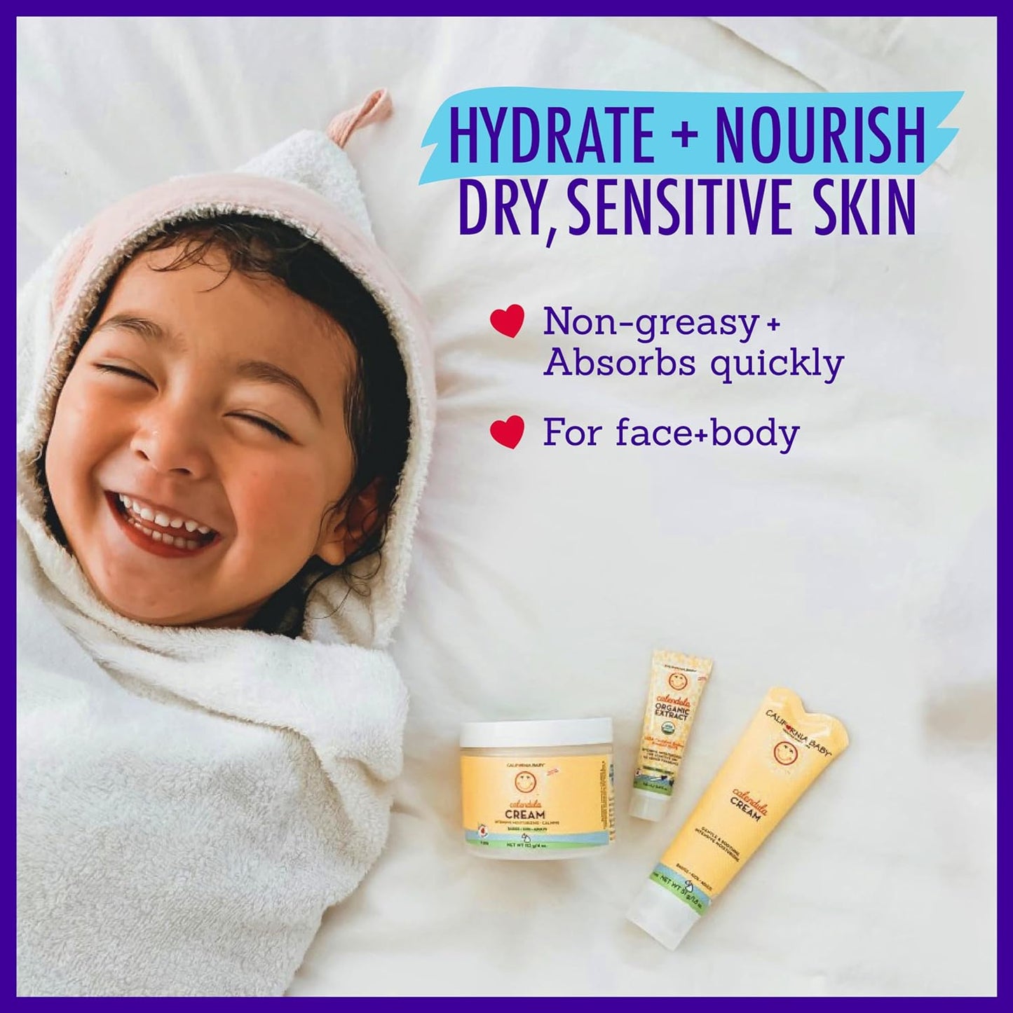 California Baby Calendula Cream Babies + Kids + Adults 57g / 2 oz