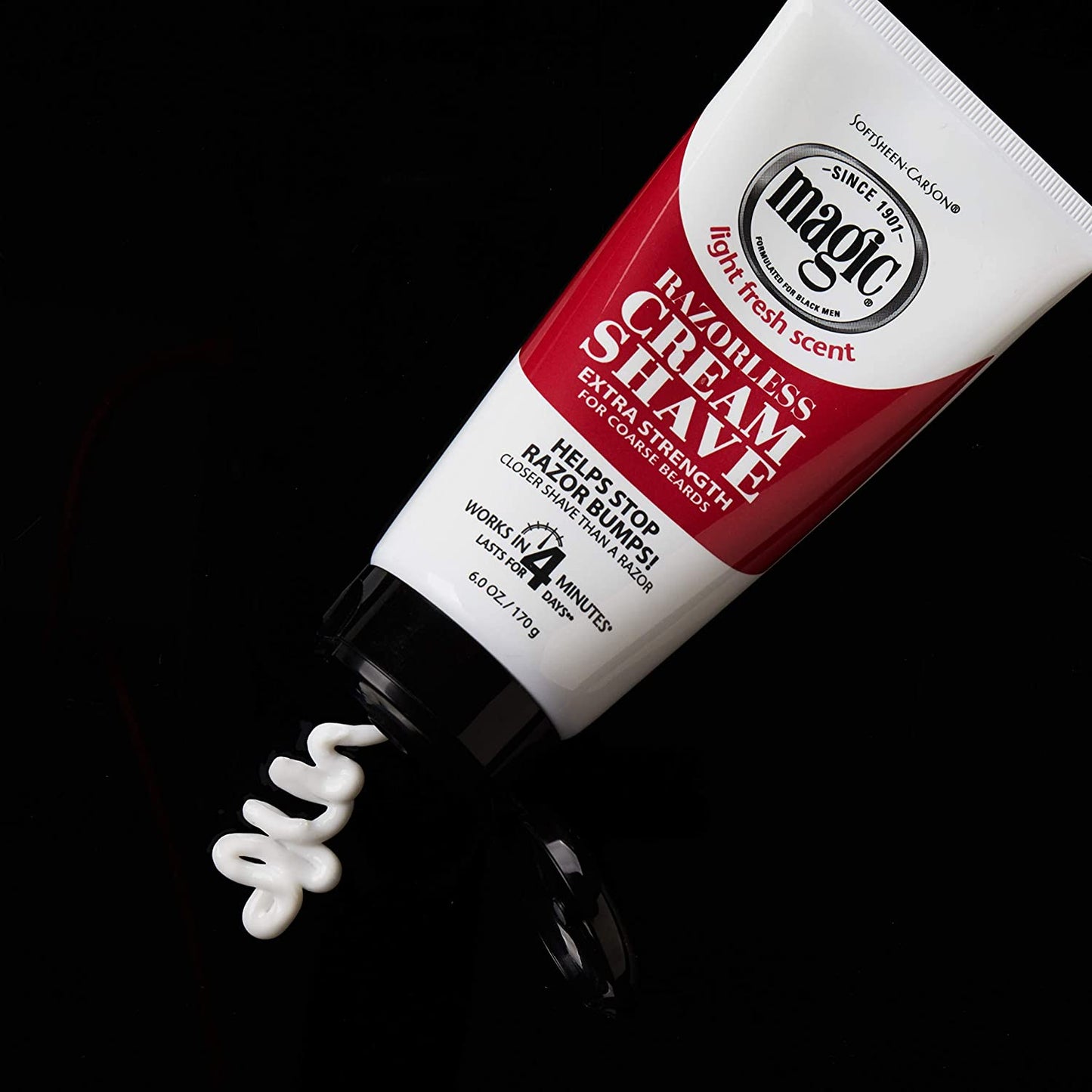Softsheen Carson Magic Razorless Shave Cream Extra Strength, 6 oz