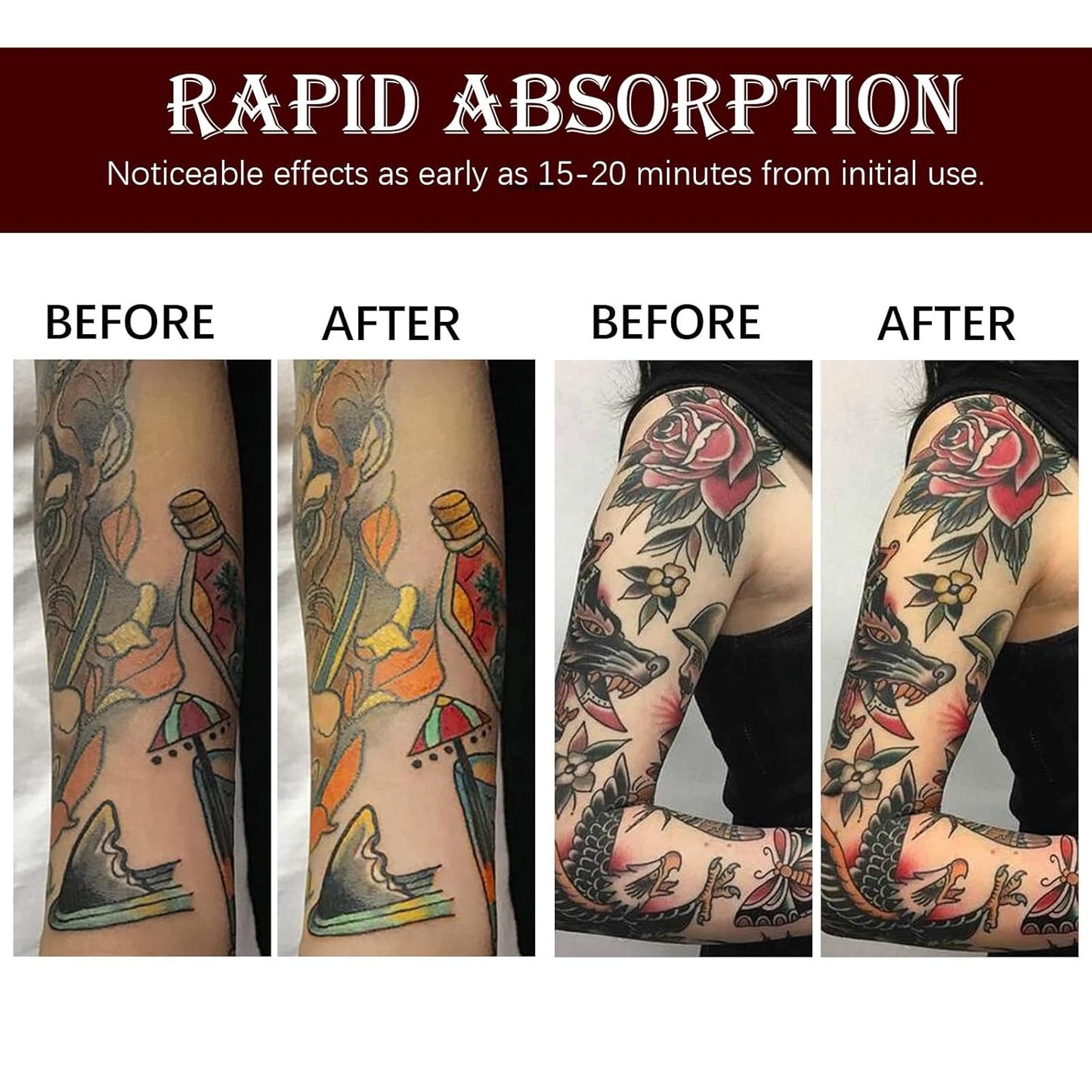 Elaimei Tattoo Cream Aftercare Helps Heal & Prevent Fading 2.6oz / 75g