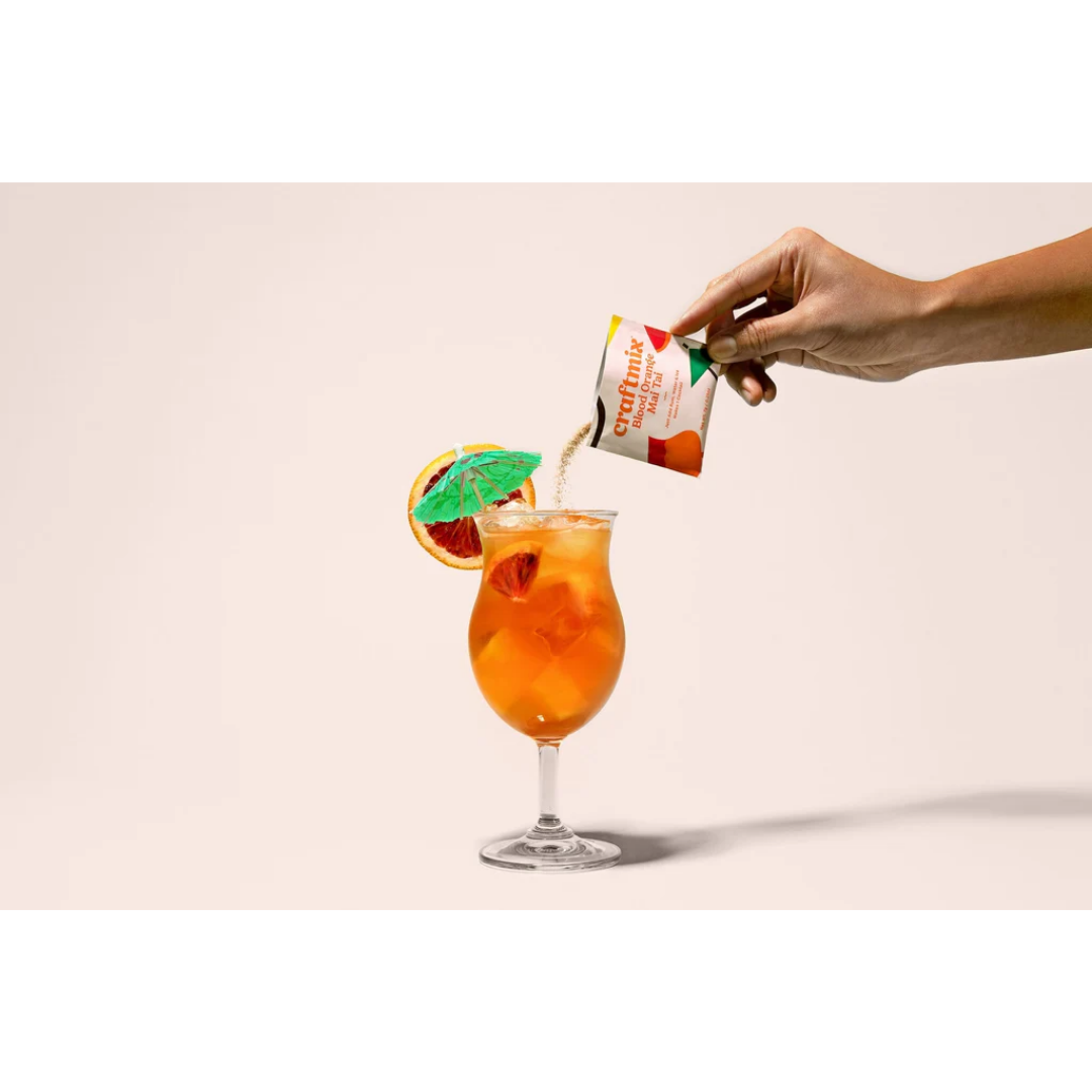 Craftmix Blood Orange Mai Tai Crafted Cocktail, 1 Packet (7 g / 0.25 oz)