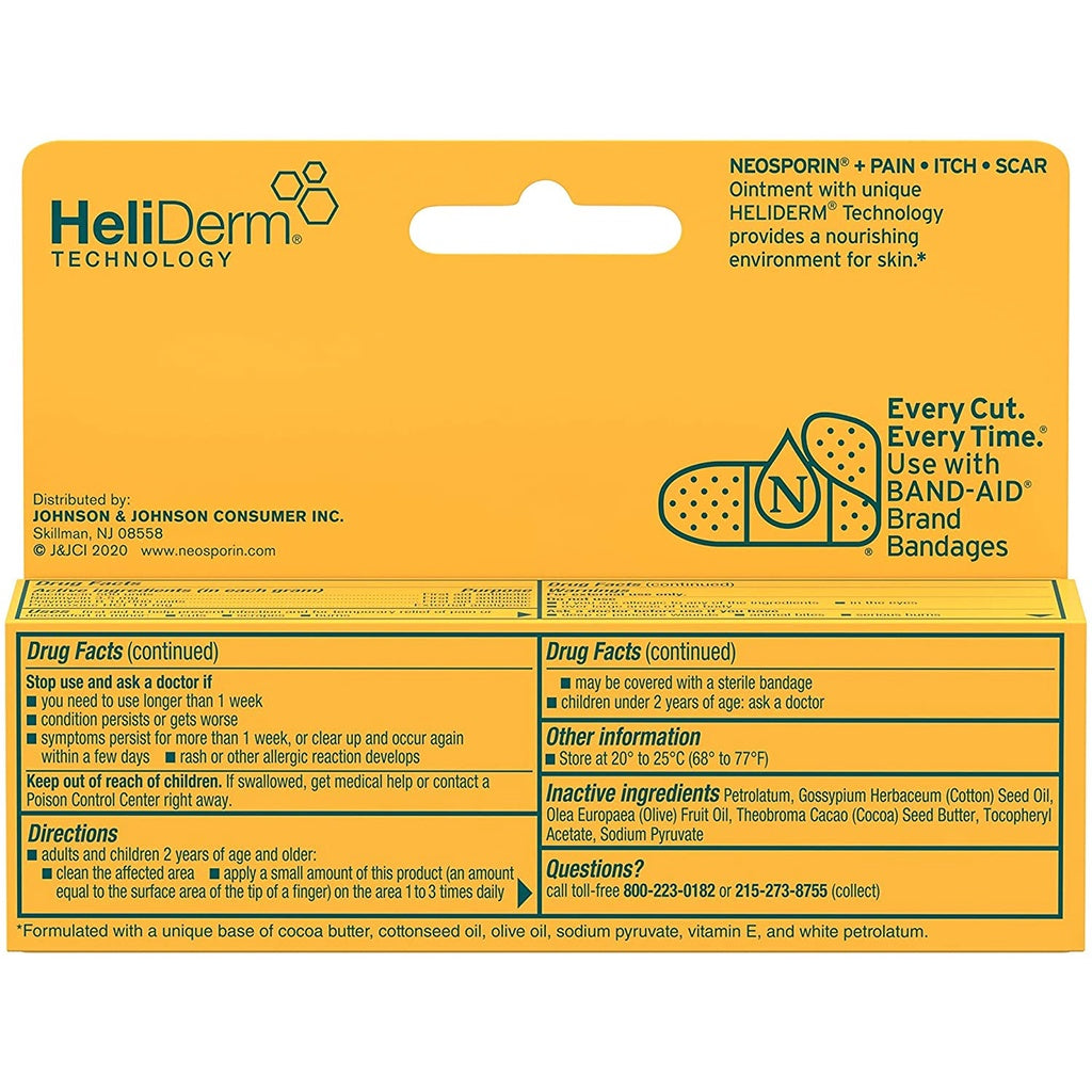 Neo sporin First Aid + Pain, Itch, Scar Ointment, 1.0 oz. / 28.3 g