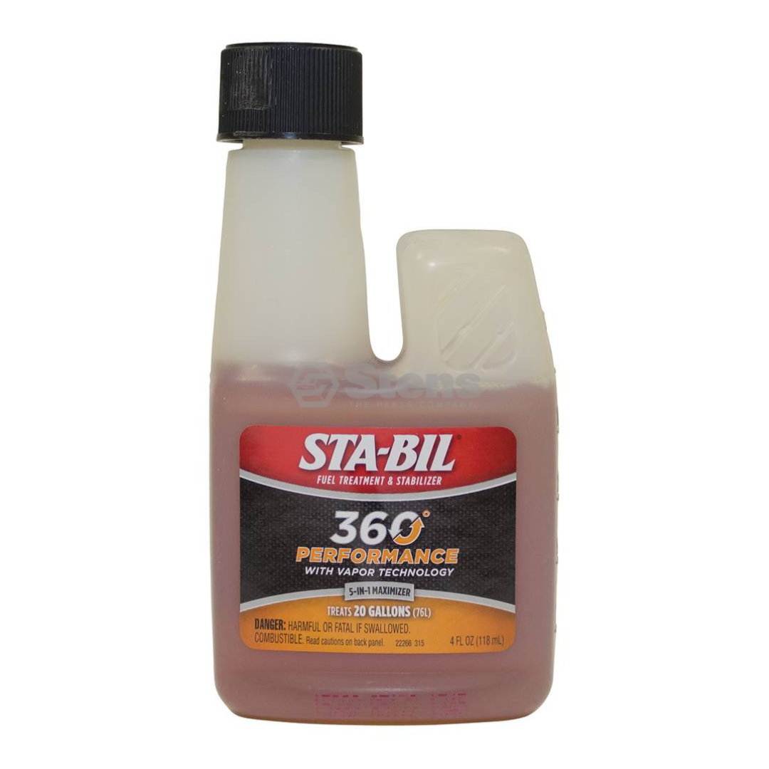 STA-BIL Fuel Treatment & Stabilizer 360 Performance Treats 20 Gallons, 4 oz / 118 ml