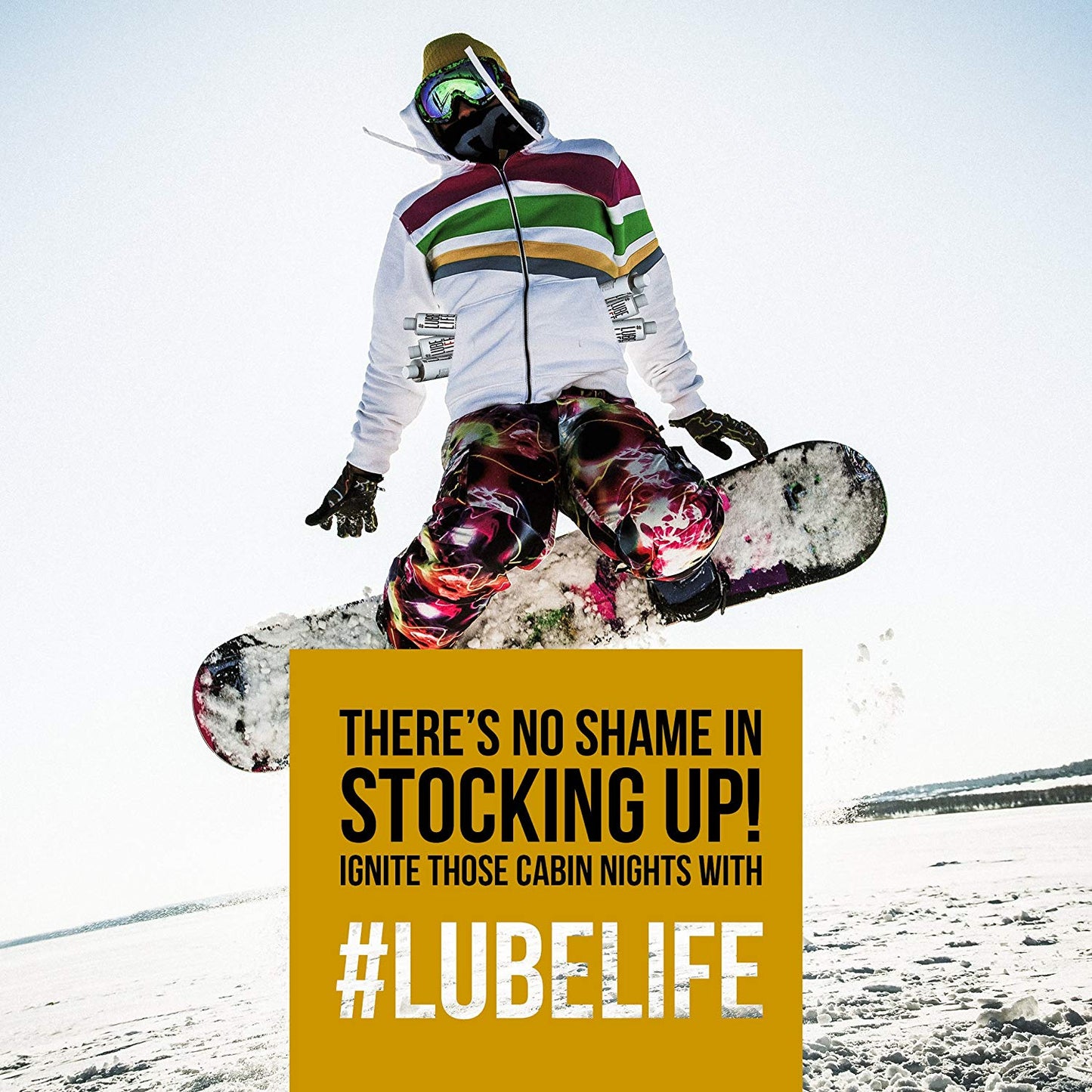 #LubeLife Water Based Personal Lubricant for Men, Women & Couples (8 oz / 240ml)