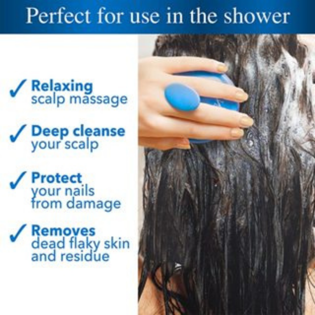 Nizoral Hair Shampoo Brush And Scalp Massager Brush Head For All Hair Types 1pc