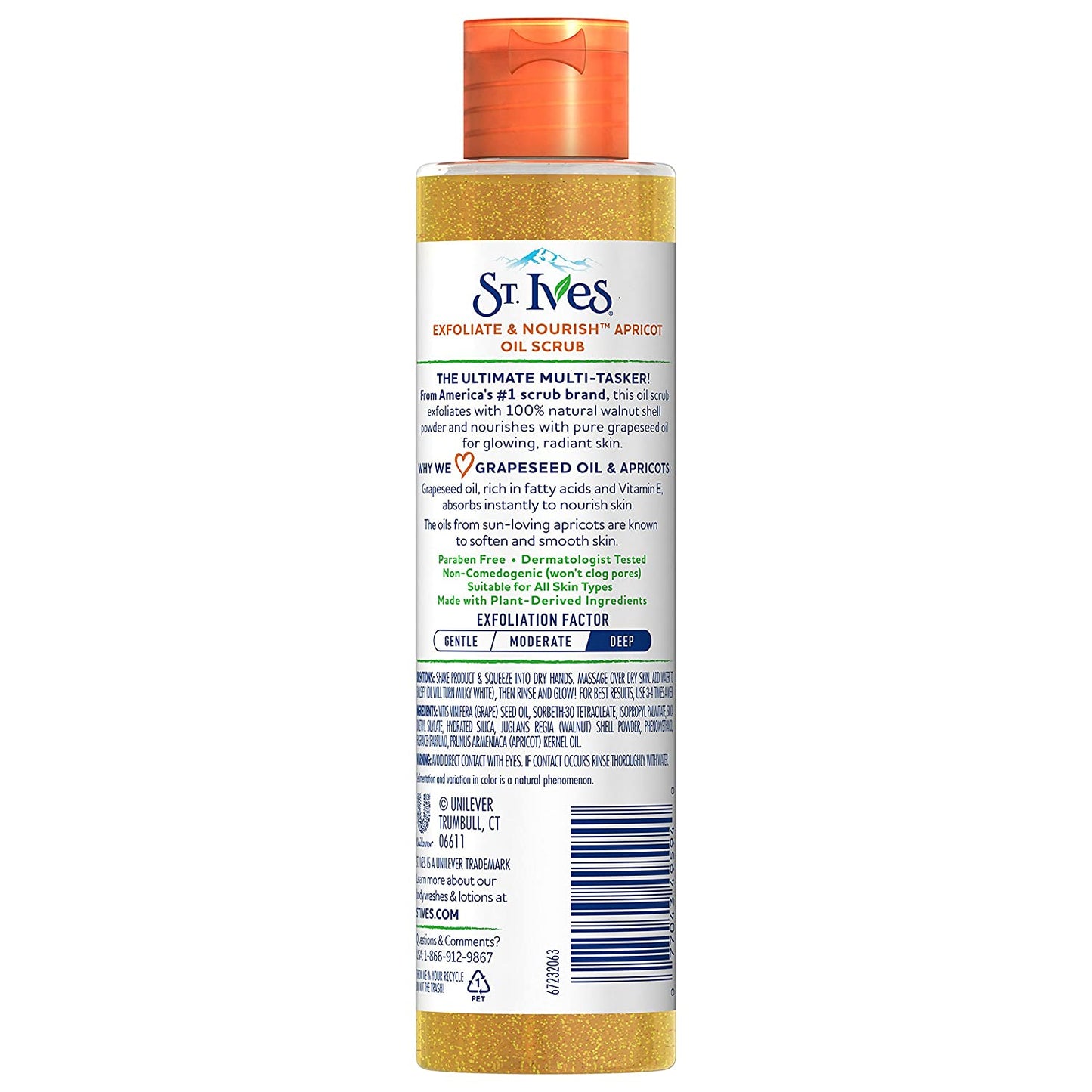 St. Ives Exfoliate & Nourish Apricot Facial Oil Scrub, 4.23 fl.oz / 125ml