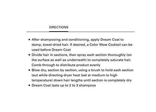 COLOR WOW Dream Coat Supernatural Spray Slays Humidity and Prevents Frizz 6.7 fl. oz
