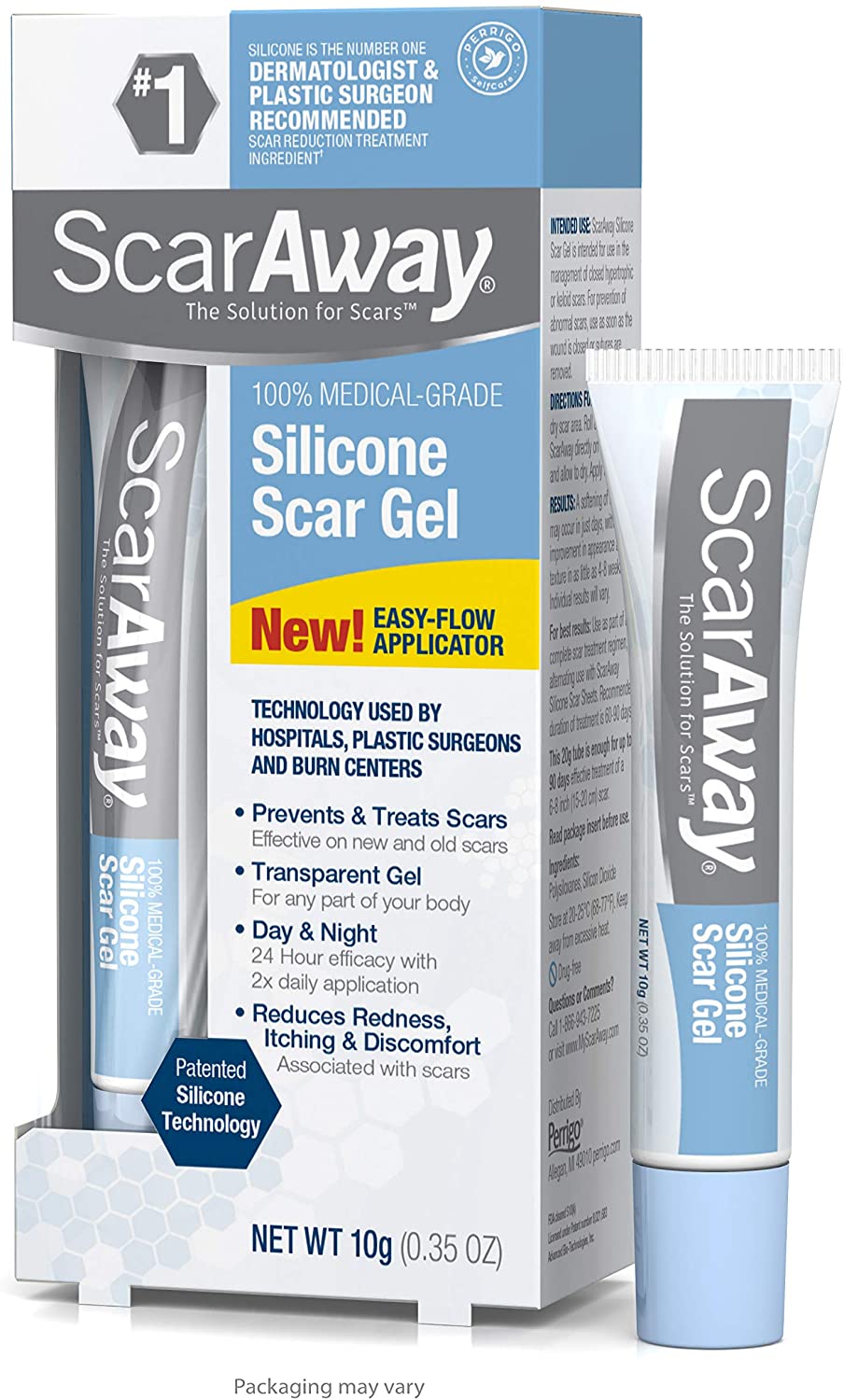 ScarAway 100% Medical-Grade Silicone Scar Gel, 0.35oz. / 10g