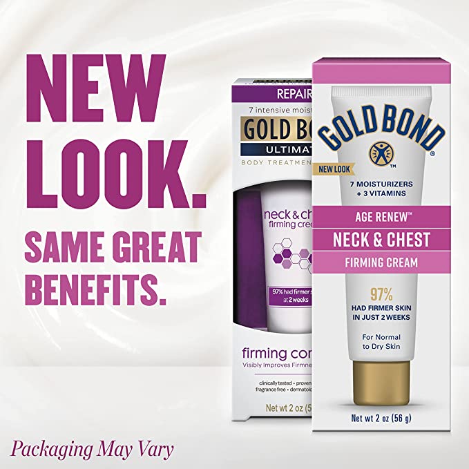 Gold Bond Ultimate Neck & Chest Firming Cream (2 oz) Moisturizing Lotion