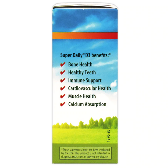 Carlson Super Daily D3 1,000 IU, 25 mcg 365 drops 0.35 fl oz / 10.3 mL
