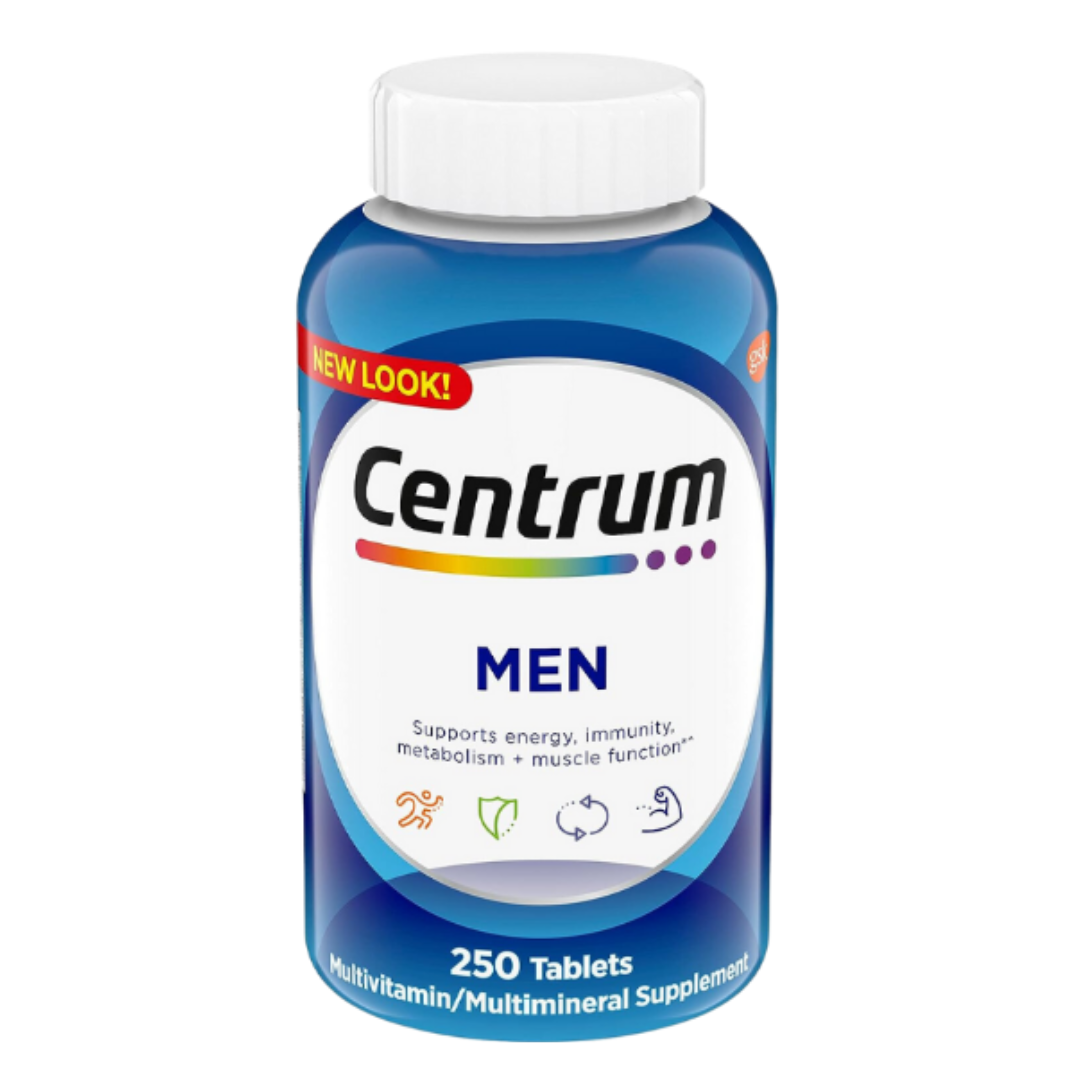 Centrum Multivitamin for Men, Multivitamin/Multimineral Supplement One Month Supply, 30 Tablets