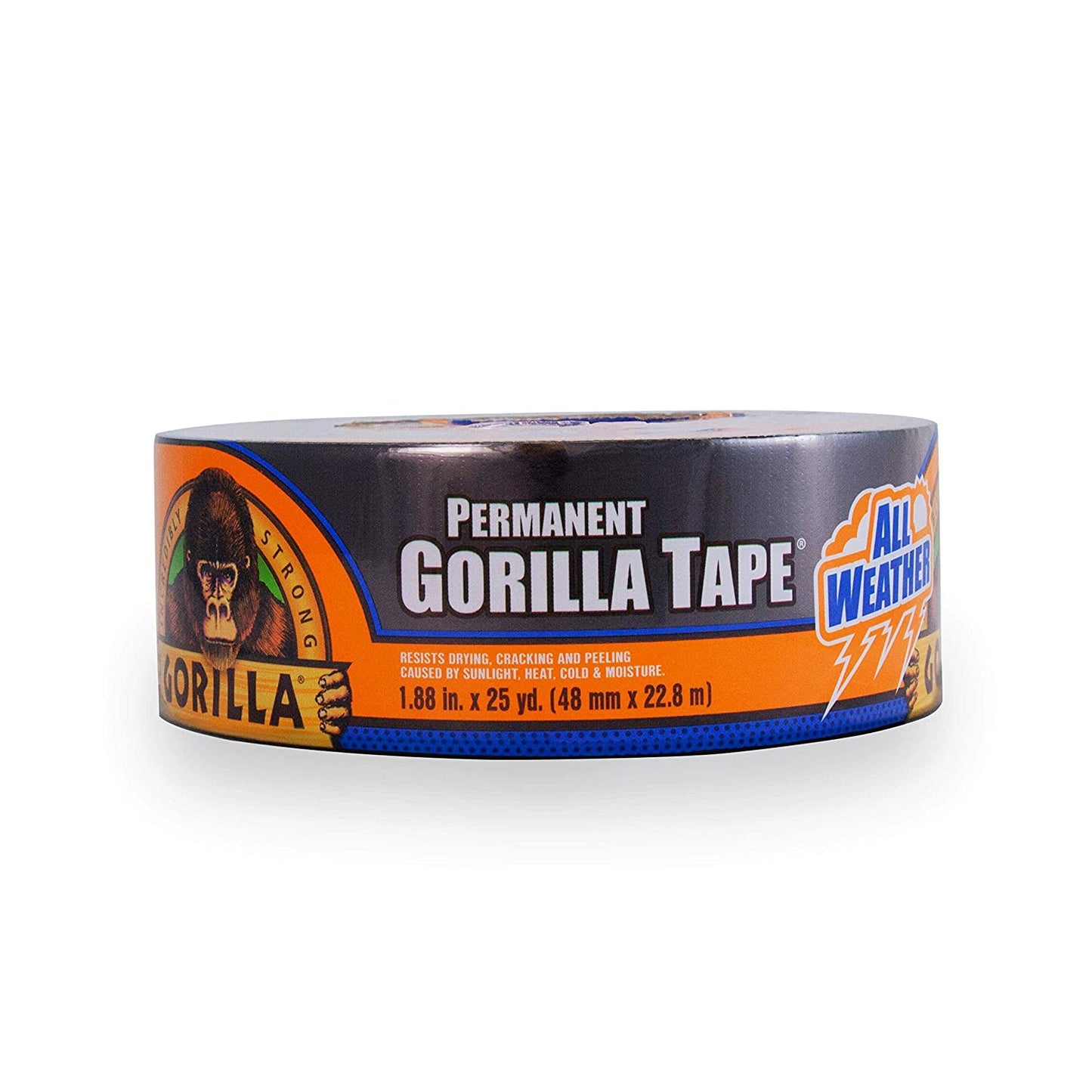 Permanent Gorilla Tape All Weather 1.88" x 25 yd