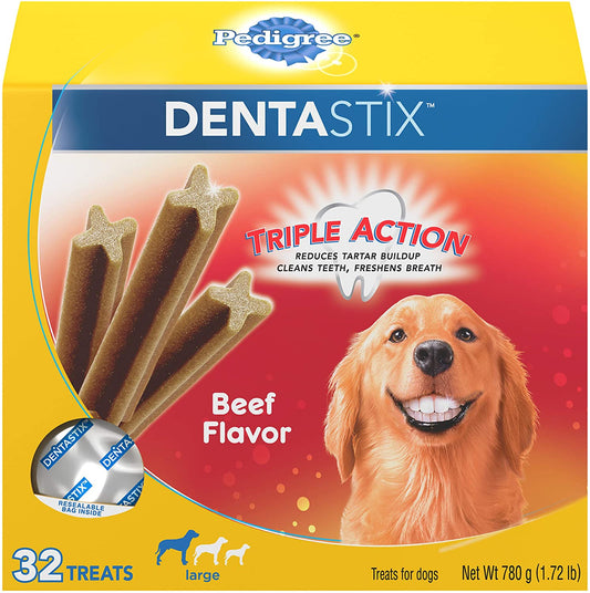 Pedigree DENTASTIX Treats for Large Dogs, 30+ lbs. Multiple Flavors