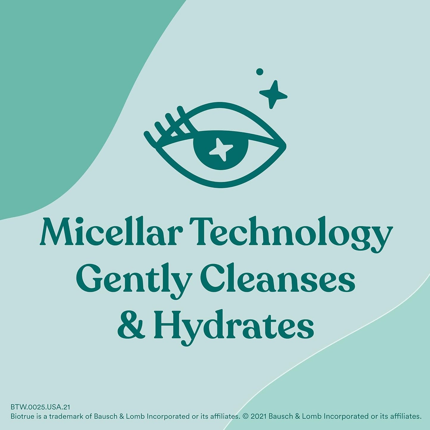 Bausch + Lomb Biotrue Micellar Eyelid Cleaning Wipes Eyelid Care For Dry Eyes, 30 Wipes