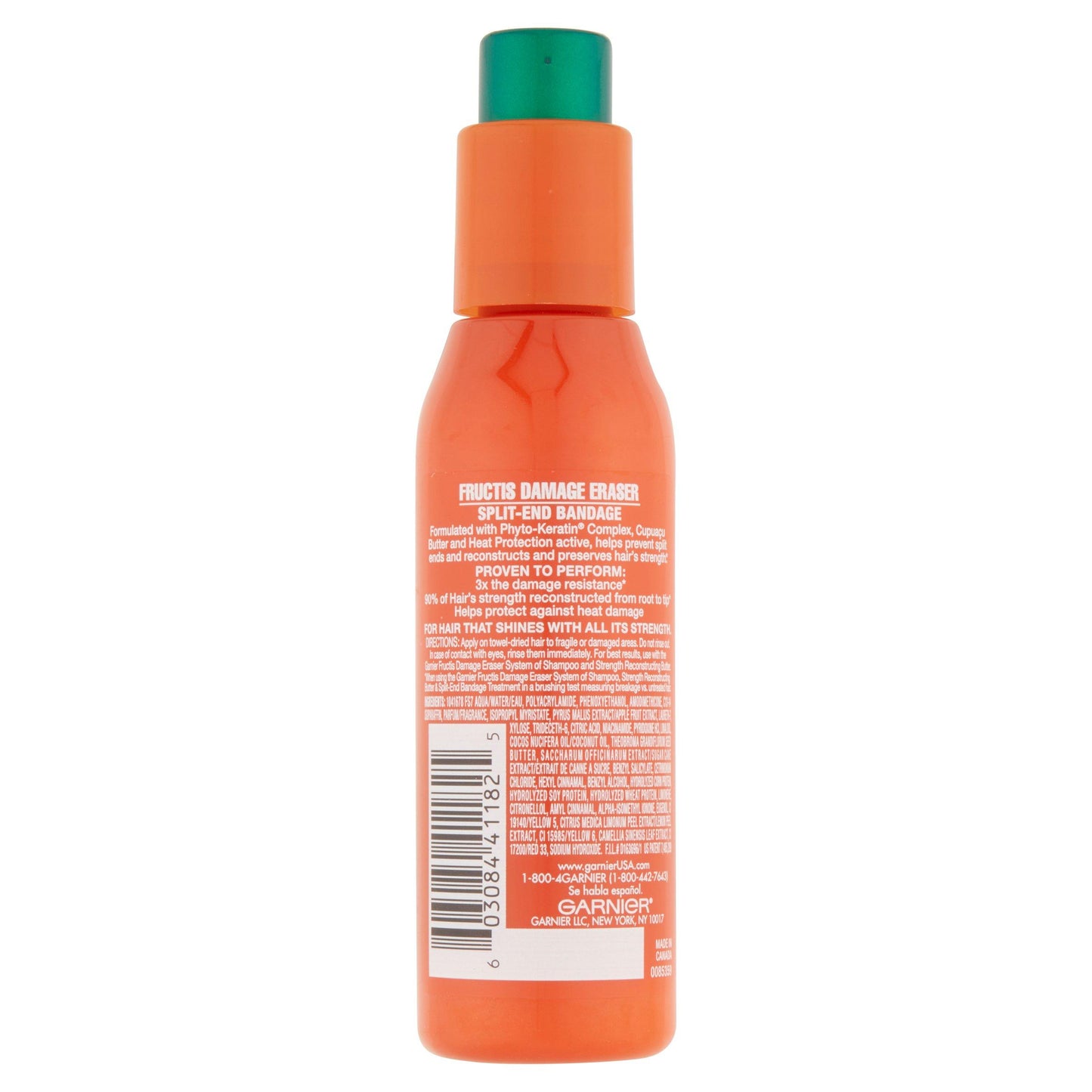 Garnier Fructis Damage Eraser Split-End Bandage Leave-in Treatment for Distressed, Damaged hair 4.2 fl.oz