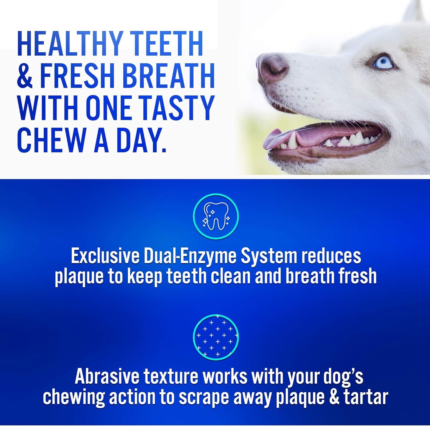 Virbac CET Enzymatic Oral Hygiene Chews for Dogs 515g