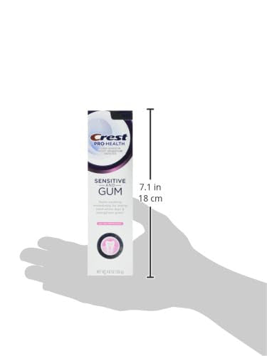 Crest Pro Health Sensitive and Gum Fluoride for Anti Cavity Toothpaste All Day Protection 4.8 oz , 136 g NO BOX