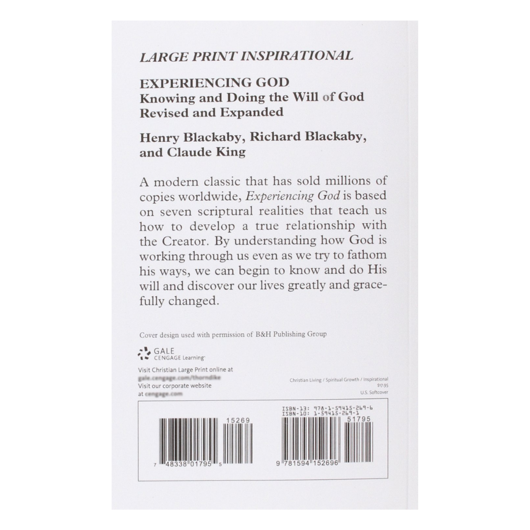 Experiencing God: Knowing and Doing the Will of God Revised and Expanded, Henry & Richard Blackaby, Claude King