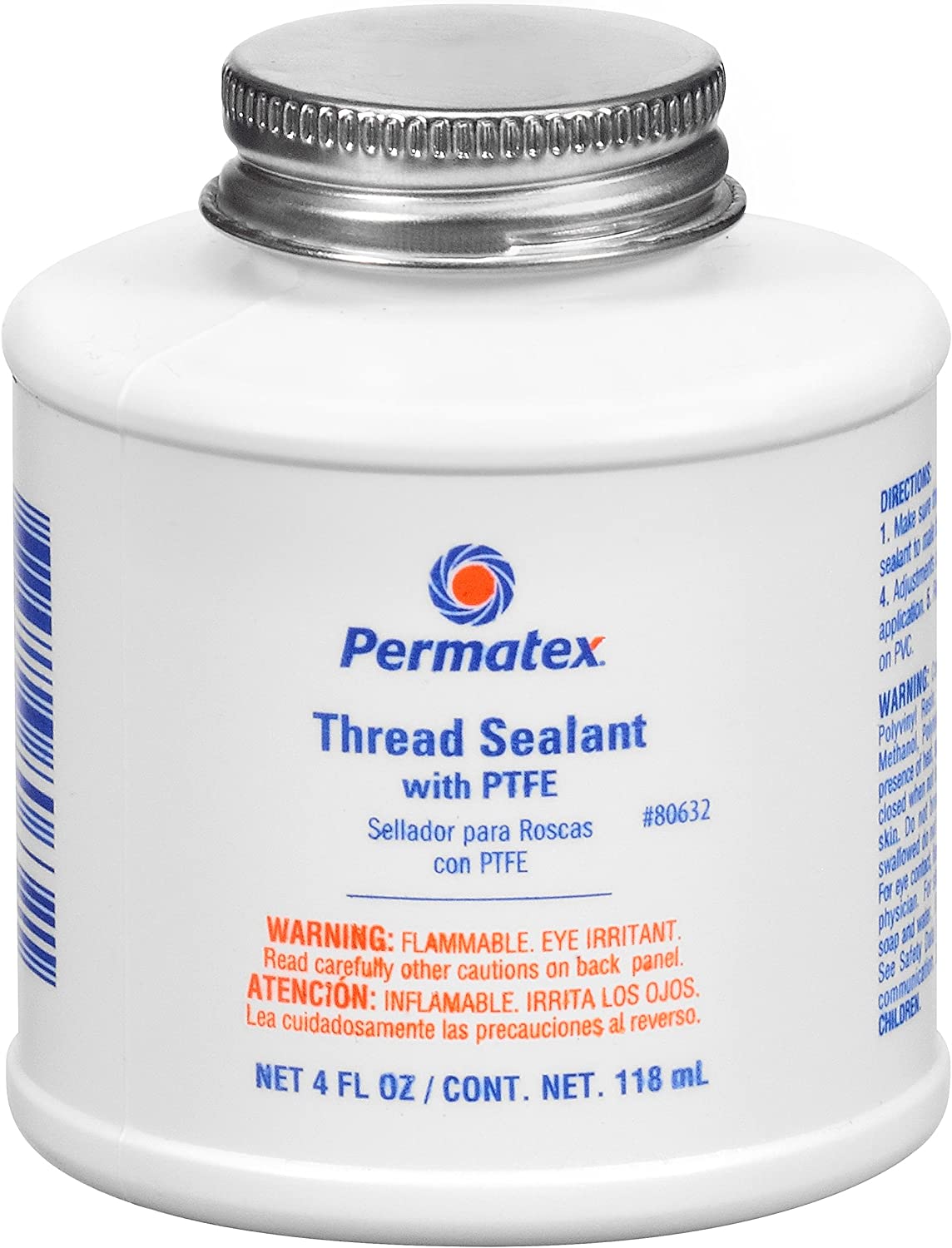 Permatex 80632 Thread Sealant with PTFE 4 oz.