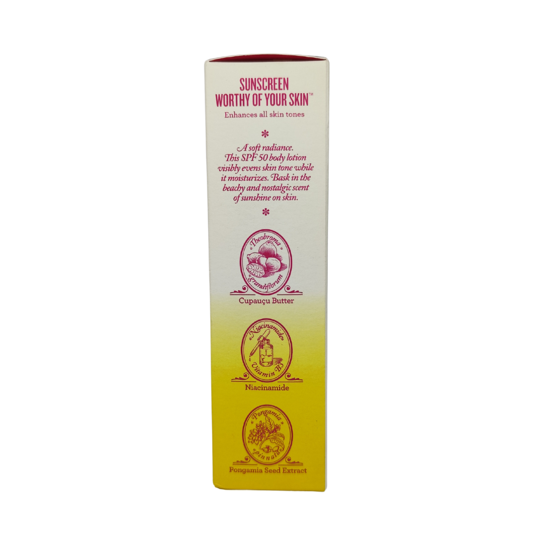 Sol De Janeiro Rio Radiance SPF 50 Body Lotion 100% Illuminating Sunscreen, 200 ml / 6.7 fl. oz.