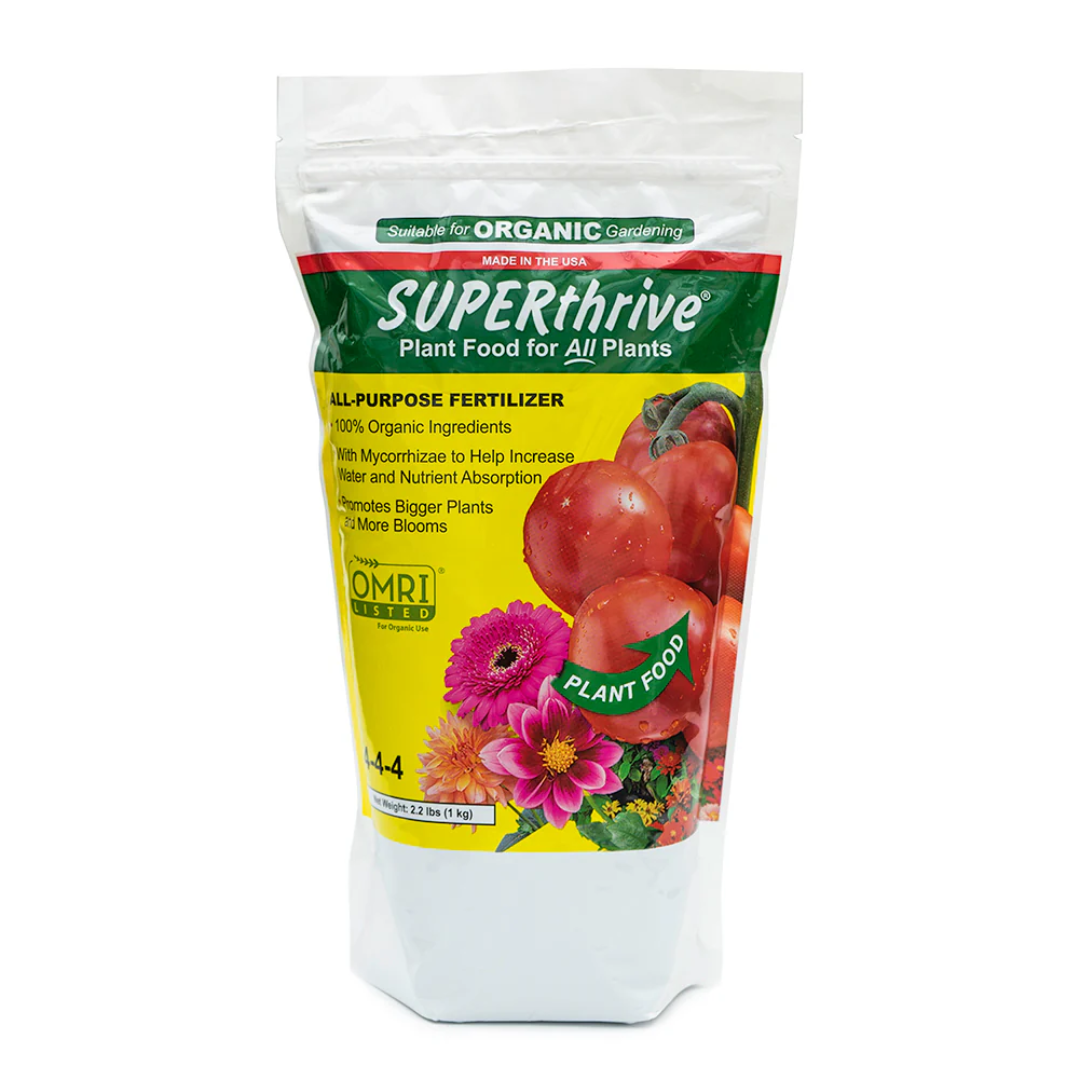 SUPERthrive Granular Plant Food For All Plants All-Purpose Fertilizer Promotes Bigger Plants and Blooms 1kg