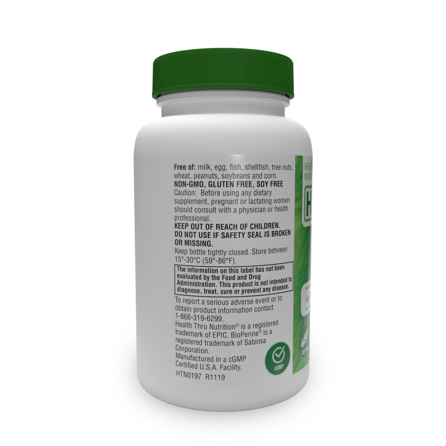 Health Thru Nutrition CoQ10 (w/ BioPerine®) 100mg (NON-GMO) 360 Softgels